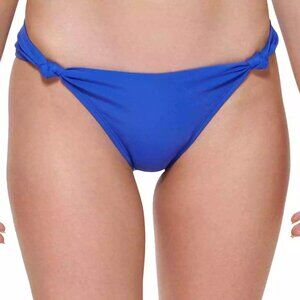 TOMMY HILFIGER Swimsuit Bikini Bottoms Size Large Blue Stretchy NWT $58